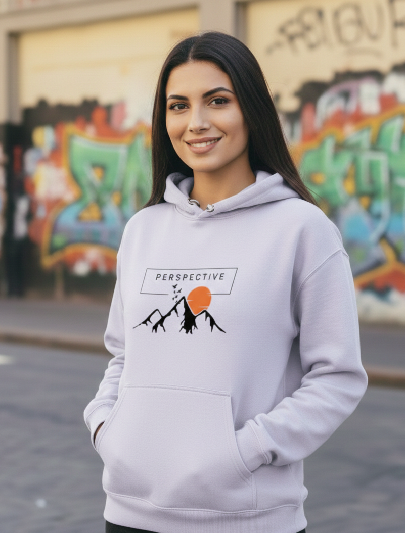 Unisex Oversized Hoodie Perspective