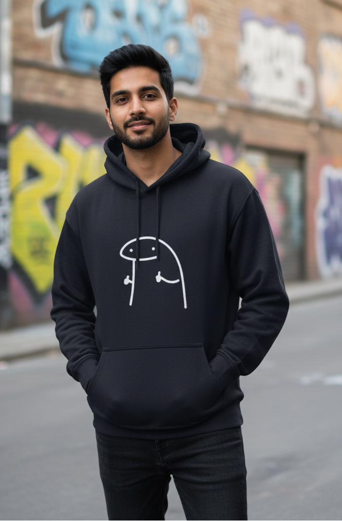Unisex Stickman Oversized Hoodie