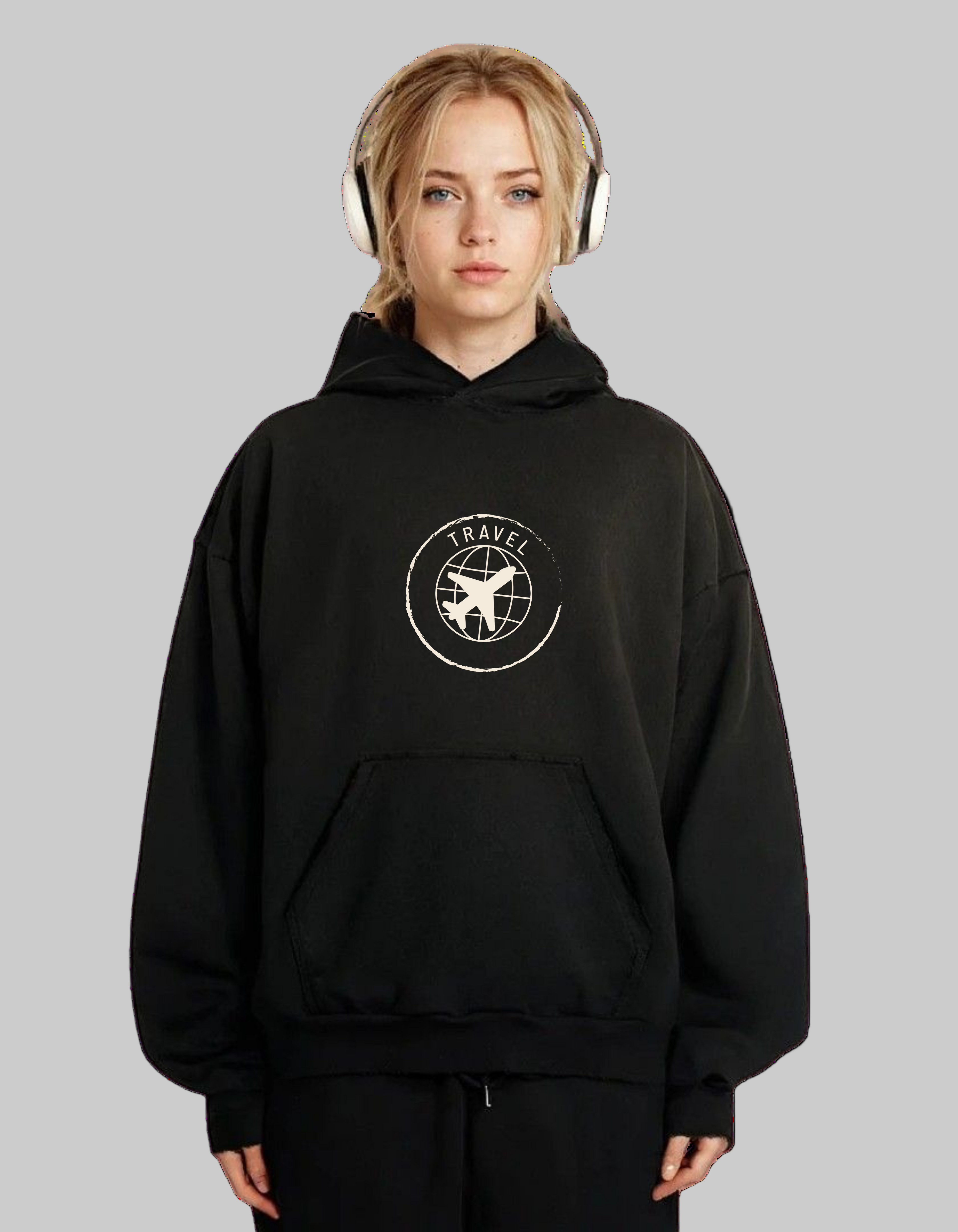 Unisex Oversized Travel Hoodie